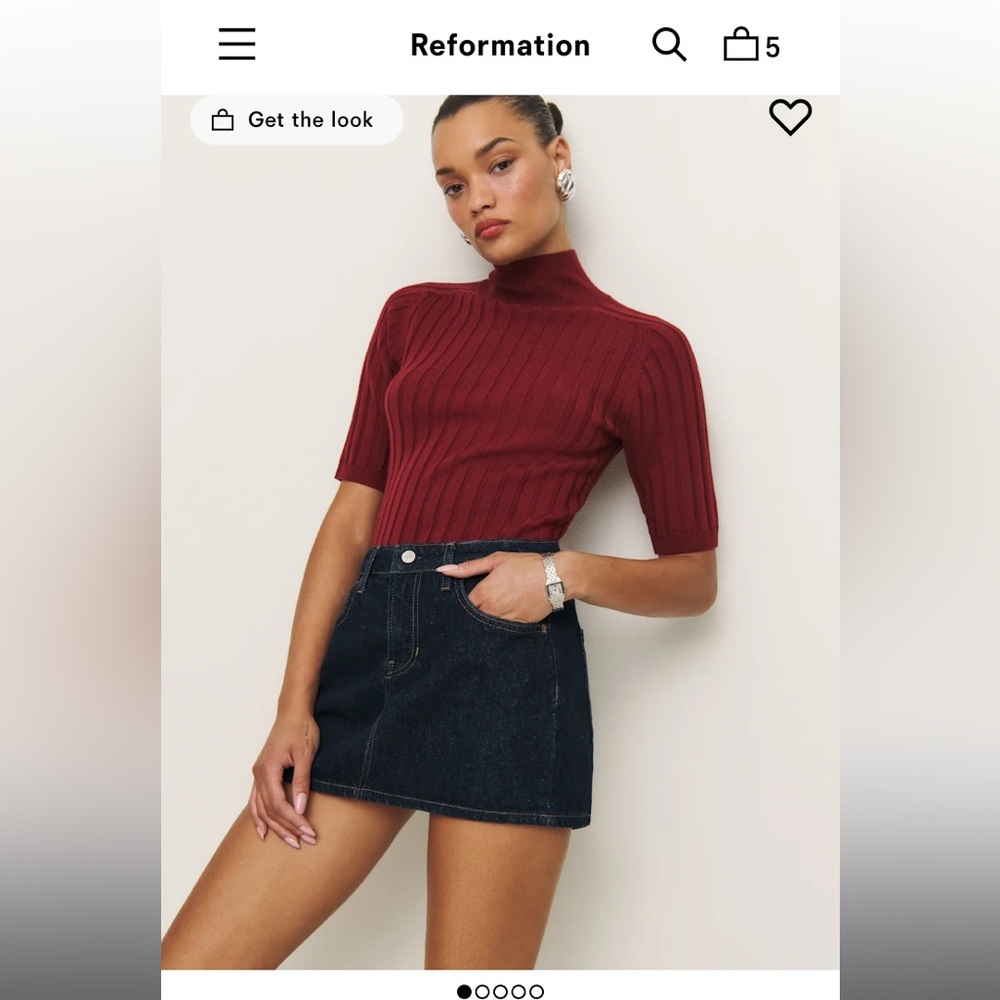 New with tag reformation skirt